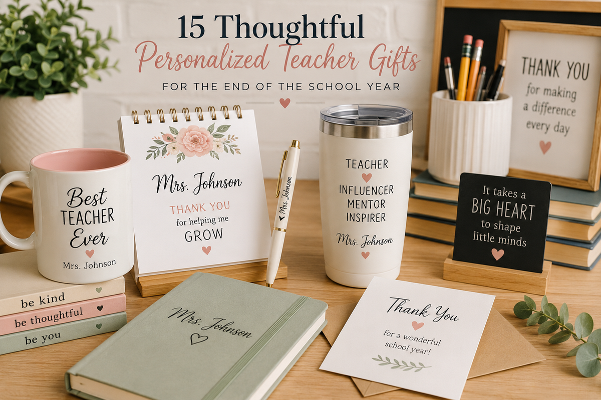 What Is a Good Personalized Gift for a Teacher? 15 Thoughtful Ideas for the End of the School Year