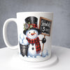 Snowman, Snowballs 5 cents, Mug or Tumbler
