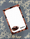 Personalized Brownie, Notepad Stationery