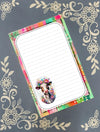 Personalized Colorful Cow Notepad Stationery