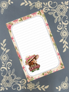 Personalized Kentucky Derby Pink Notepad Stationery