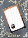 Personalized Witchy Pumpkin Notepad Stationery