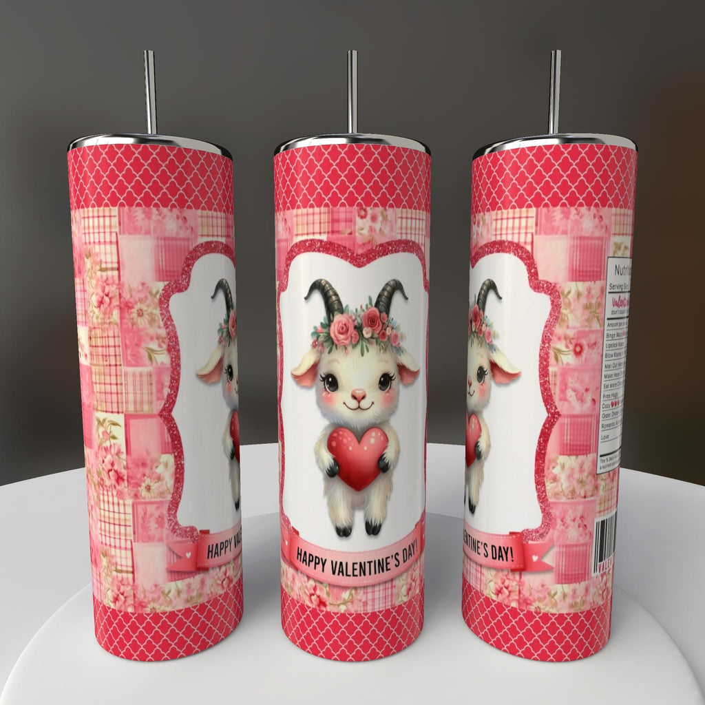 Valentines Goat Heart Mug or Tumbler