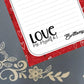 Personalized Love Me, Myself & I, Valentine's Notepad Stationery