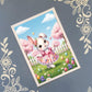 Easter Bunny & Chicks Greeting Card Bundle, 5x7 with Envelopes