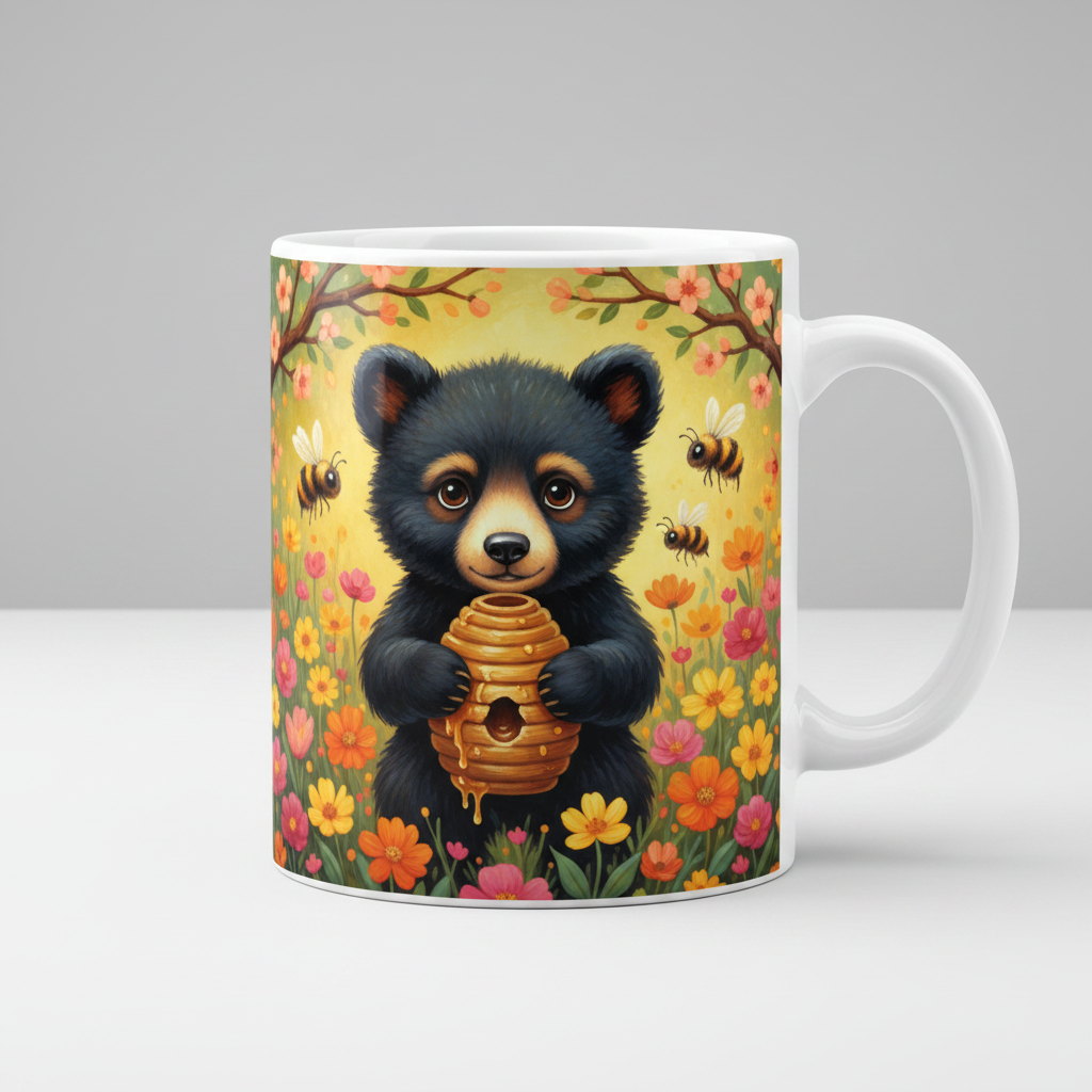 Bear, Baby Black Bear, Mug or Tumbler