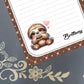 Personalized Sloth Lover, Valentine's Day, Heart, Notepad Stationery