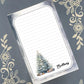 Personalized Christmas Tee, Christmas, Winter, Holiday, Notepad Stationery
