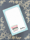 Personalized Amazon, Here Comes Amazon..., Prime, Christmas, Winter, Holiday, Notepad Stationery
