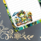 Personalized Frog Umbrella Notepad | Cute Whimsical Stationery