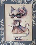 Fancy Cat 3, Covered Notebook