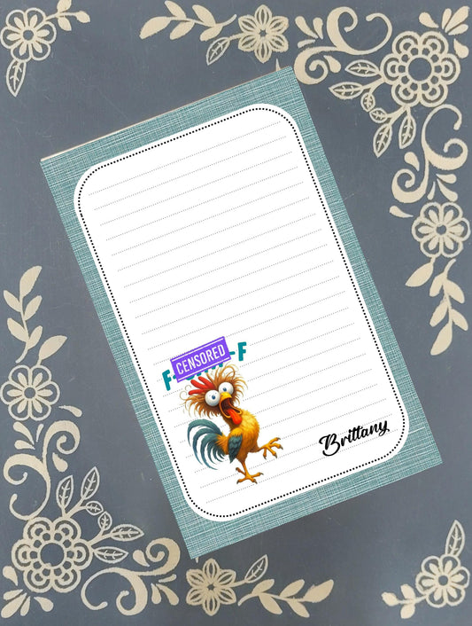 Chicken Notepad | Sarcastic "Foul Language" Stationery