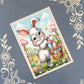 Easter Bunny & Chicks Greeting Card Bundle, 5x7 with Envelopes