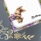 Personalized Bunny with Lilac, Notepad Stationery