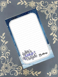 Personalized Baby It's Cold Outside, winter, snow, Notepad Stationery