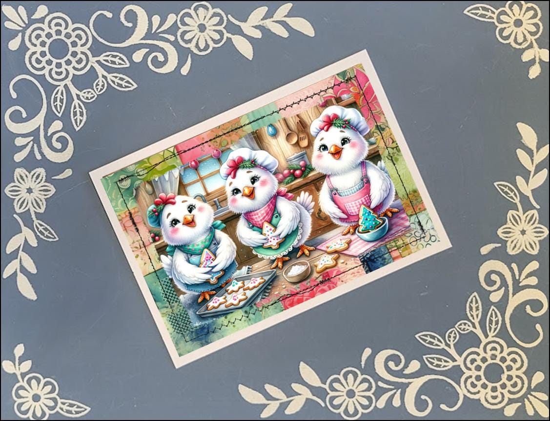 Christmas, Funny, Greeting Card Bundle, 5x7 with Envelopes