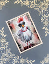 Chicken Greeting Card Bundle, Snail Mail Stationery, 5x7 with Envelopes
