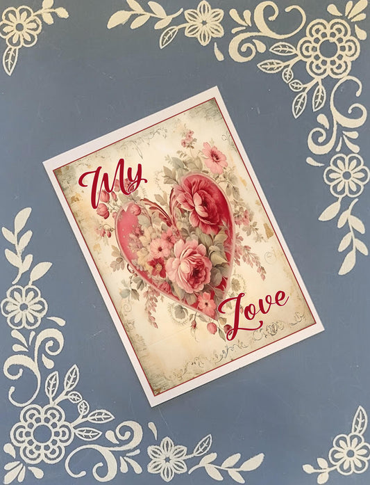 My Love, Mr. & Mrs., LGBTQ+, Wedding, Valentine's, Anniversary, Personalizable, Greeting Card Bundle
