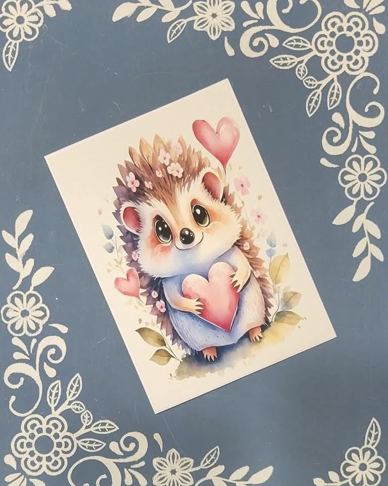 Valentine's Animal Greeting Card Bundle