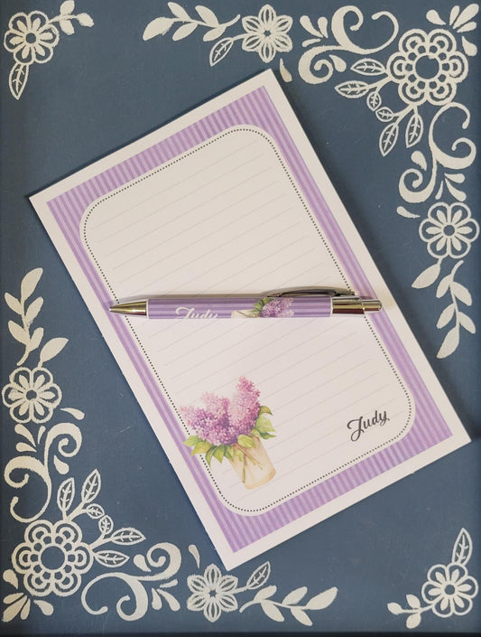 Personalized Ballpoint Pen, Matching Pen for Notebook