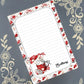 Personalized Love Me + You, Coffee or Tea, Valentine's Notepad Stationery