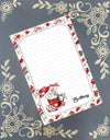 Personalized Love Me + You, Coffee or Tea, Valentine's Notepad Stationery