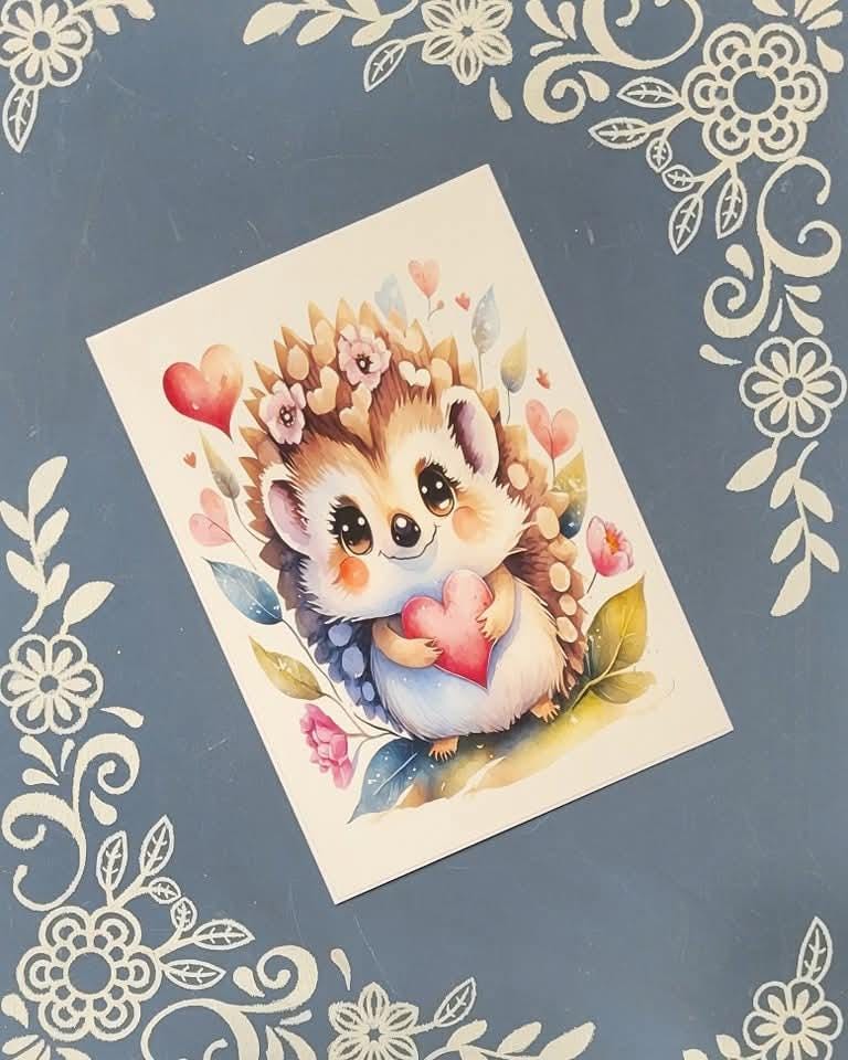 Valentine's Animal Greeting Card Bundle