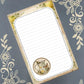 Personalized Lemonade Pitcher with Butterfly, Notepad Stationery