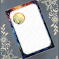 Personalized Moon and Stars, Notepad Stationery