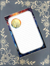 Personalized Moon and Stars, Notepad Stationery