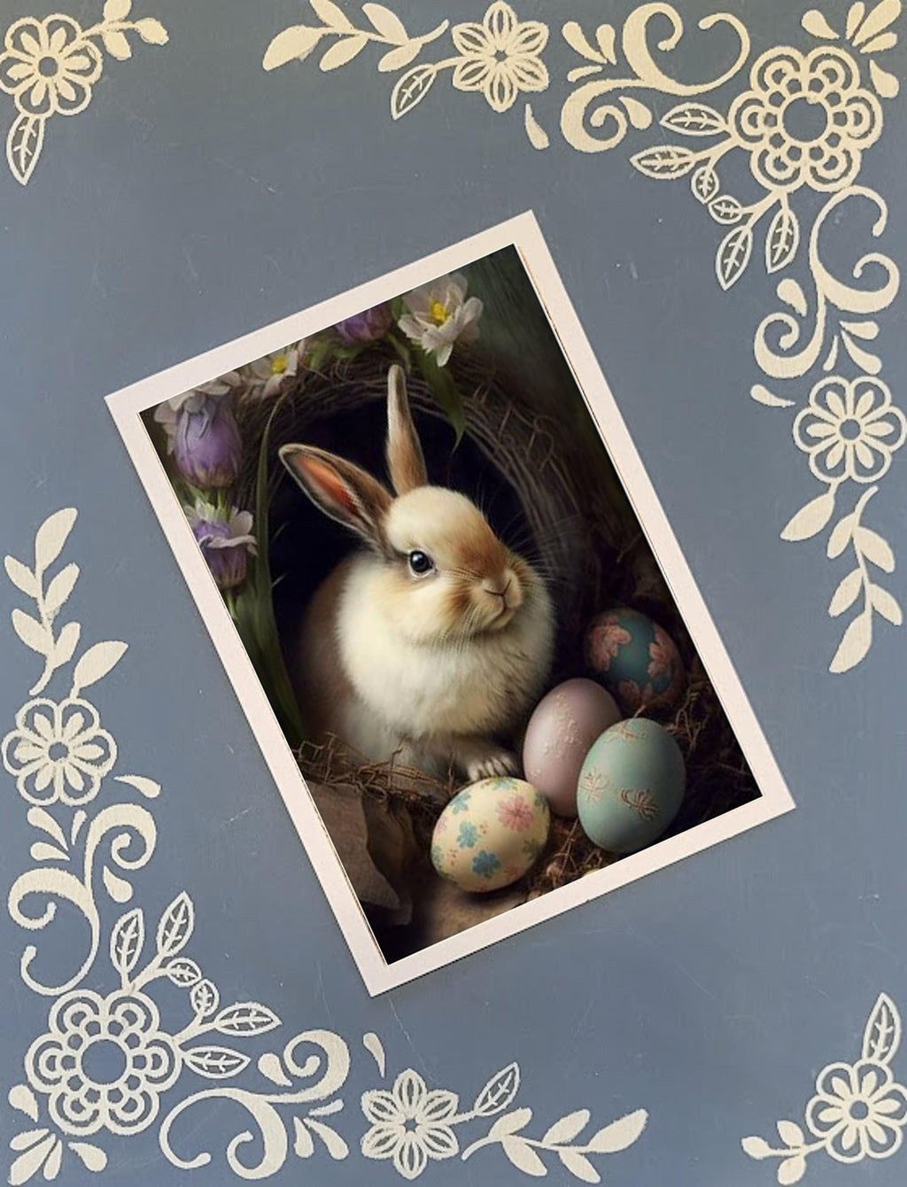 Easter Bunny Greeting Card Bundle, 5x7 with Envelopes