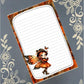 Personalized Fairy, Autumn Fall Fairy Notepad Stationery