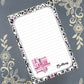 Personalized Cancer Awareness, October Pink, Notepad Stationery