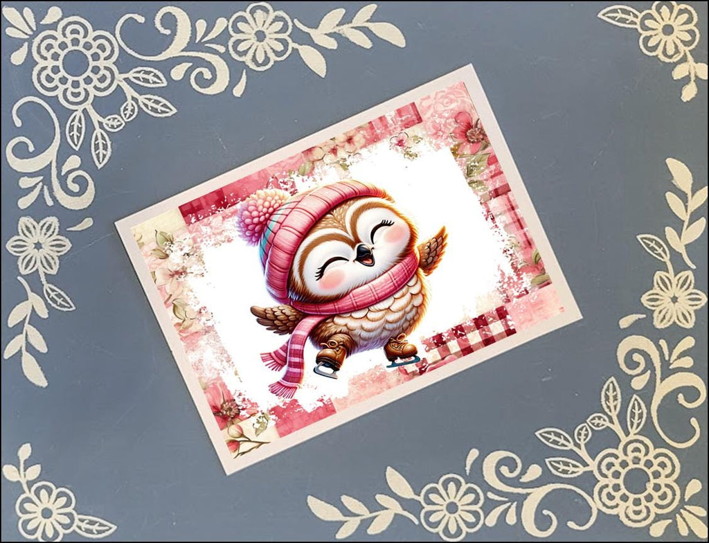 Christmas, Animals, Greeting Card Bundle, 5x7 with Envelopes