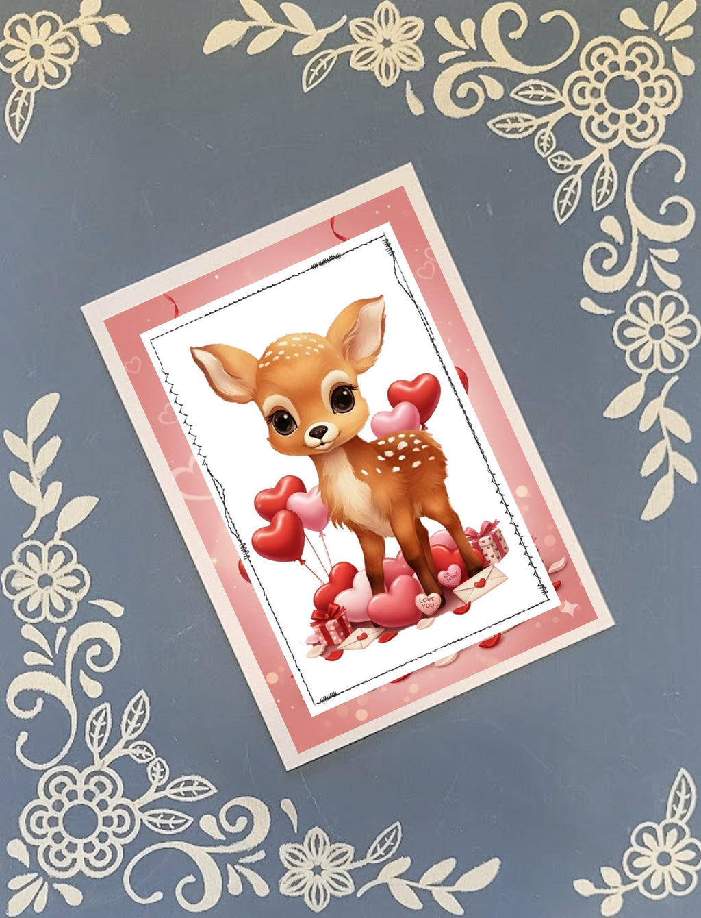 Valentine's Animals 2 Greeting Card Bundle