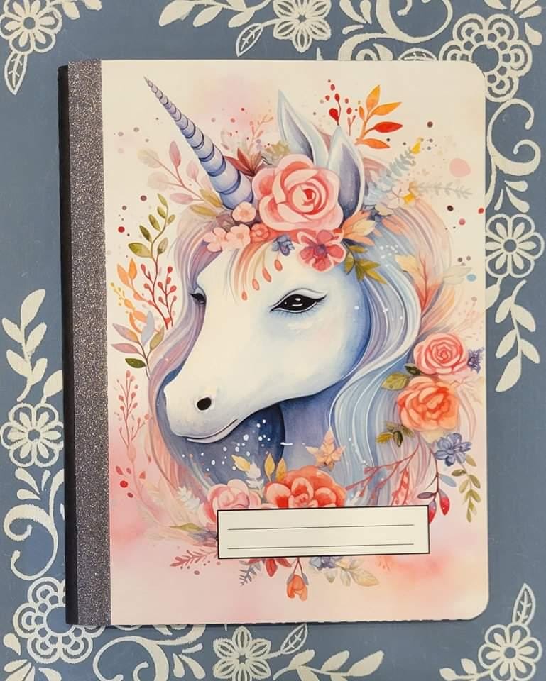 Unicorn 2, Covered Notebook