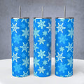 Snowflakes, Blue, Mug or Tumbler