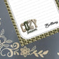 Personalized Cozy Season, knit sweater, winter, olive green, Notepad Stationery