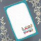 Personalized Teacher #1, Notepad Stationery