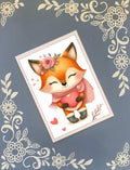 Fox, Love, Happy Birthday, Valentine's, Greeting Card Bundle