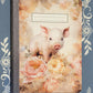 Pig, Flower Pig, Covered Notebook