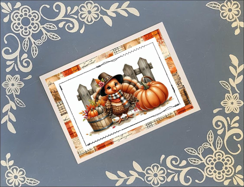 Fall Animals, Autumn, Greeting Card Bundle, 5x7 with Envelopes
