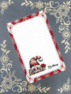 Personalized Winter Gnome Notepad | Custom Cozy Gnome Design