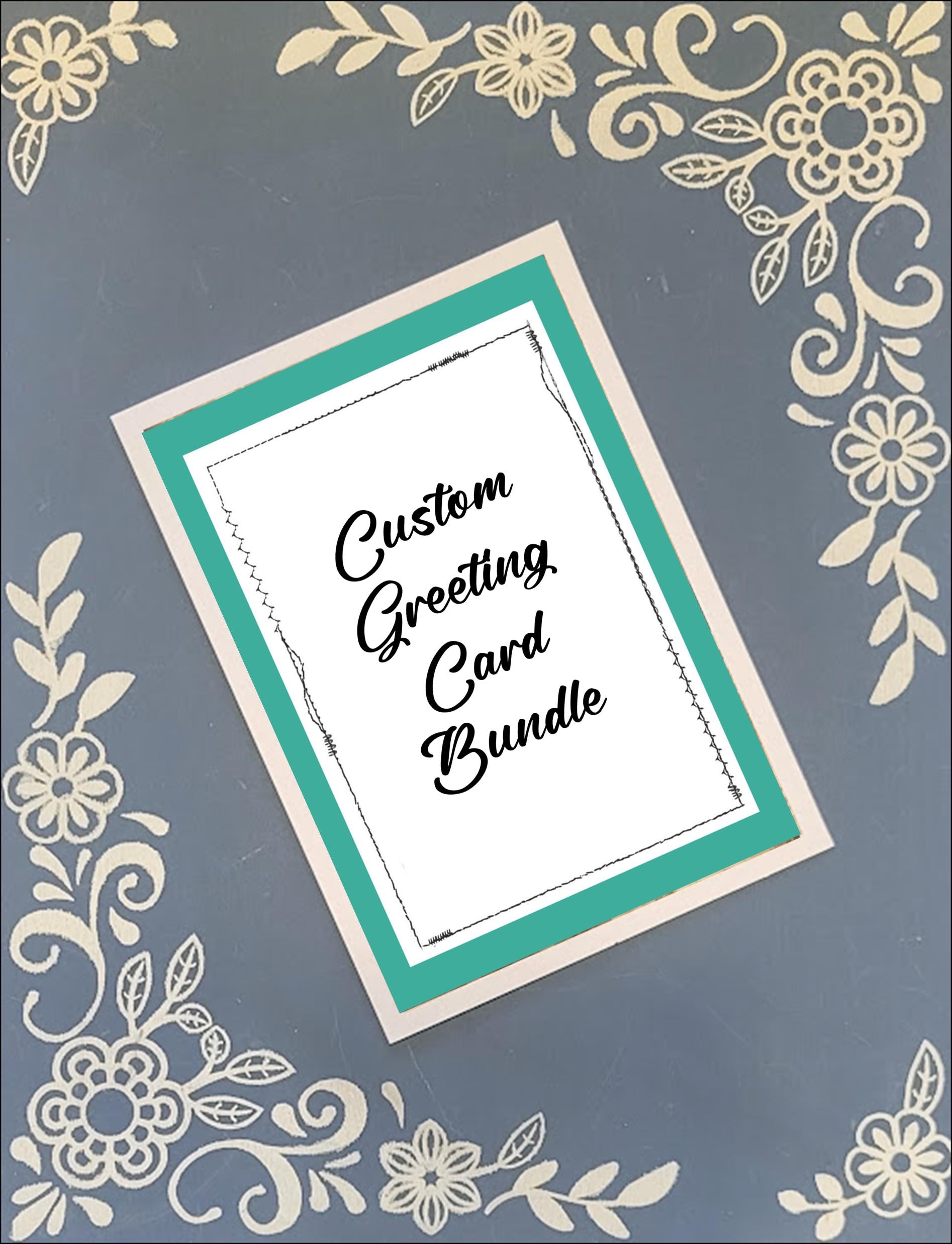 Custom Greeting Card Bundle, 5x7 with Envelopes