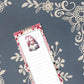 Gnome, Pink Hearts, Magnet Notepad List Pad