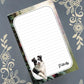 Personalized Dog, Border Collie, Notepad Stationery