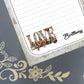 Personalized Love, Valentine's, Notepad Stationery