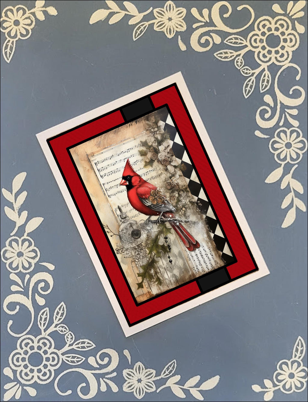 Cardinals, Greeting Card Bundle, 5x7 with Envelopes
