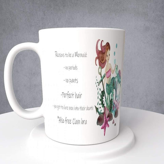 Mermaid, Reasons to be a Mermaid..., Mug or Tumbler