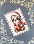 Christmas, Animals, Greeting Card Bundle, 5x7 with Envelopes